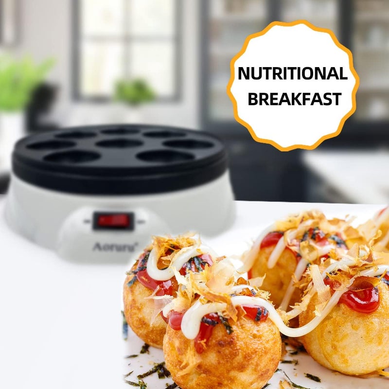 Aoruru Cake Pop Maker Octopus Ball Ebleskiver Maker Aebleskiver Balls Nonstick - Image 4
